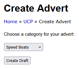 Create Advert