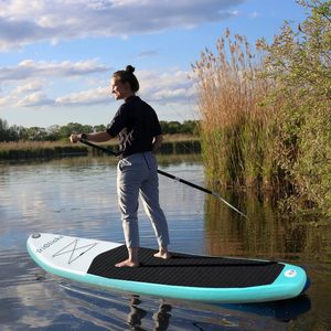 Triclicks Inflatable Stand Up Paddle Board In Use